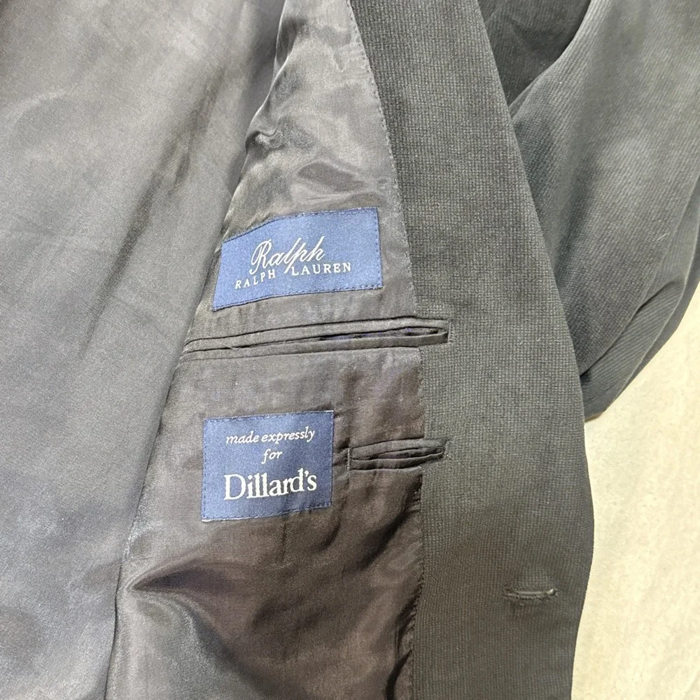 Ralph Lauren Mens Corduroy Blazer Jacket Brown Size 43R Dillard's Exclusive